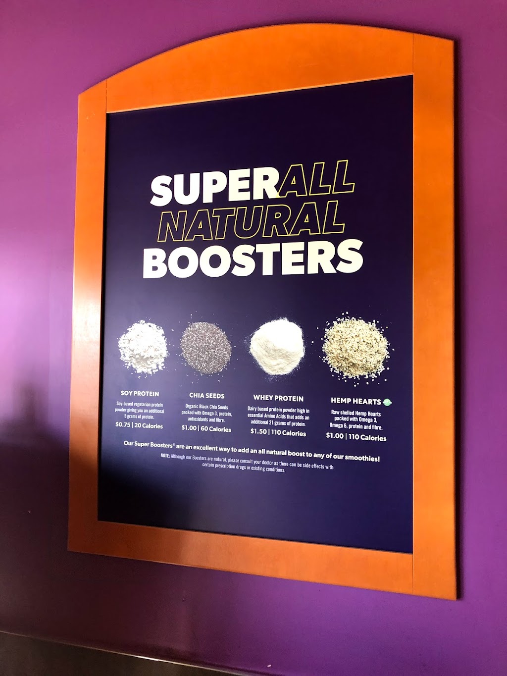 Booster Juice | 80 Dundas St E Unit #7, Waterdown, ON L9H 7K6, Canada | Phone: (905) 689-4395