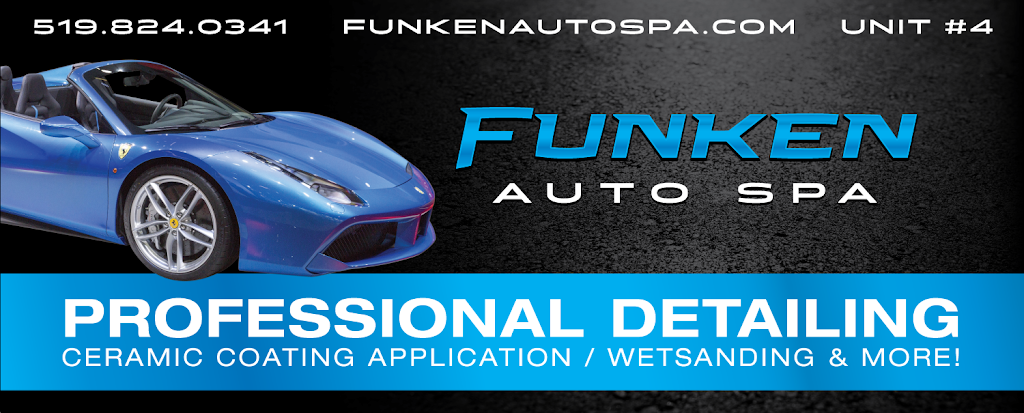 Funken Auto Spa | 775 Woodlawn Rd W #4, Guelph, ON N1K 1E9, Canada | Phone: (519) 824-0341