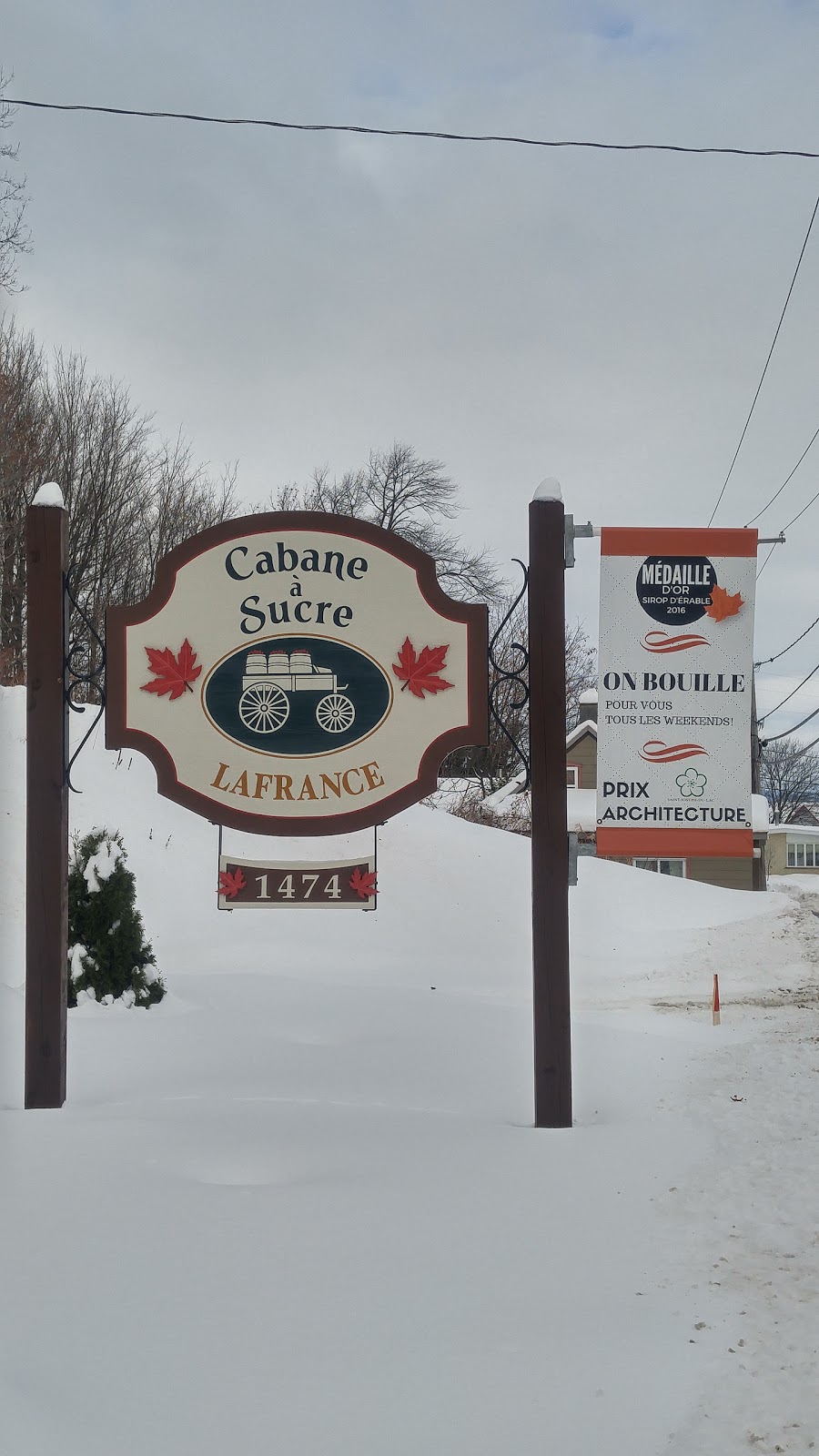 Cabane à Sucre Lafrance | 1474 Chemin Principal, Saint-Joseph-du-Lac, QC J0N, Canada