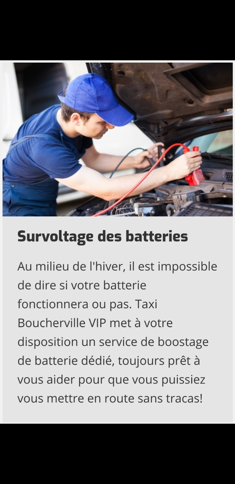 Taxi Survoltage Boucherville | 781 Rue Hélène-Boullé, Boucherville, QC J4B 2A6, Canada | Phone: (514) 802-9616