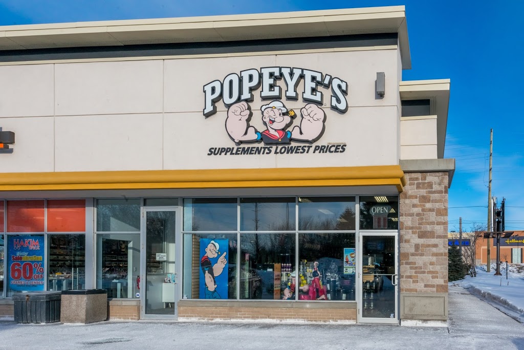 Popeyes Supplements Ottawa Barrhaven | 3763 Strandherd Dr Unit B, Nepean, ON K2J 4B1, Canada | Phone: (613) 823-8282