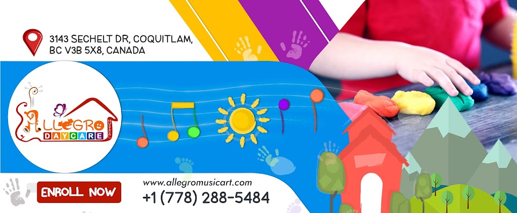 Allegro Musical Daycare | 3143 Sechelt Dr, Coquitlam, BC V3B 5X8, Canada | Phone: (778) 288-5484