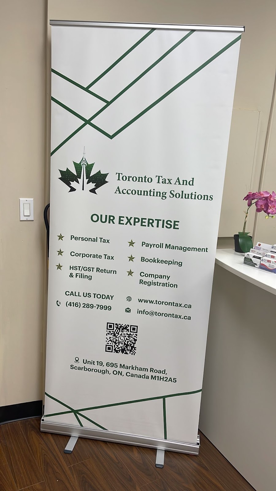 Toronto Tax & Accounting Solutions Inc | 695 Markham Rd #19, Scarborough, ON M1H 2A5, Canada | Phone: (647) 829-4196