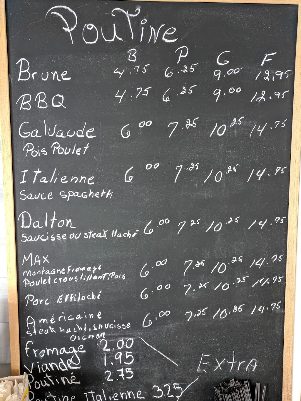 Casse-Croûte La Bonne Bouffe | 599 15e Rue, Saint-Zacharie, QC G0M 2C0, Canada | Phone: (418) 593-5080