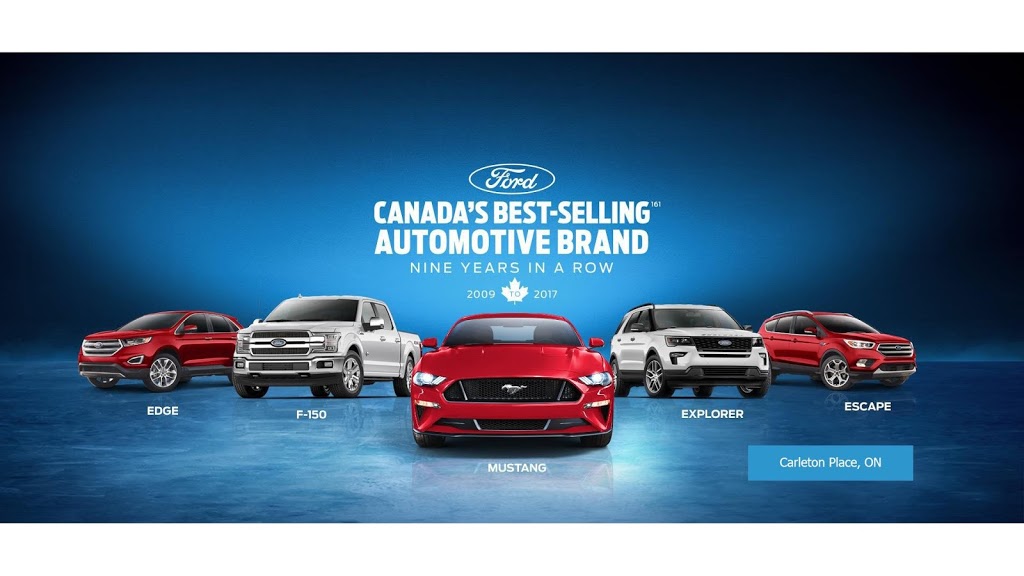 Carleton Place Ford | 10441 ON-7, Carleton Place, ON K7C 0C4, Canada | Phone: (613) 257-3988