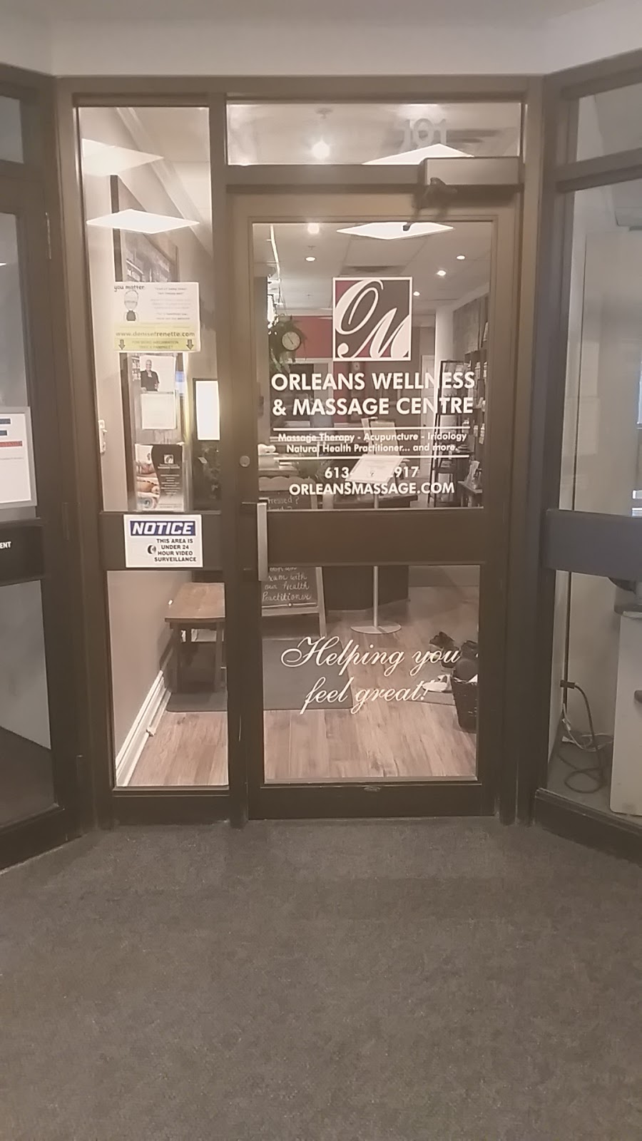 Orleans Wellness And Massage Centre | 2555 St Joseph Blvd, Orléans, ON K1C 1S6, Canada | Phone: (613) 841-2917