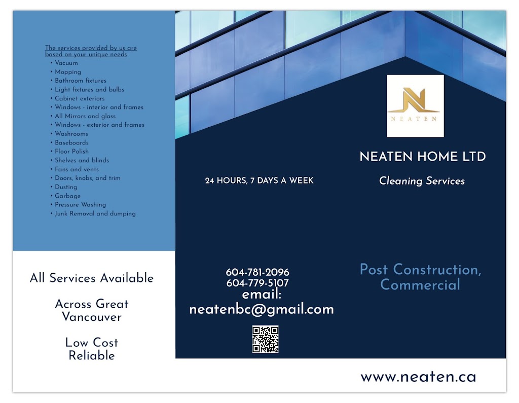 Neaten Home ltd | 1 Musqueam Dr #4261, Vancouver, BC V6N 3R8, Canada | Phone: (604) 781-2096