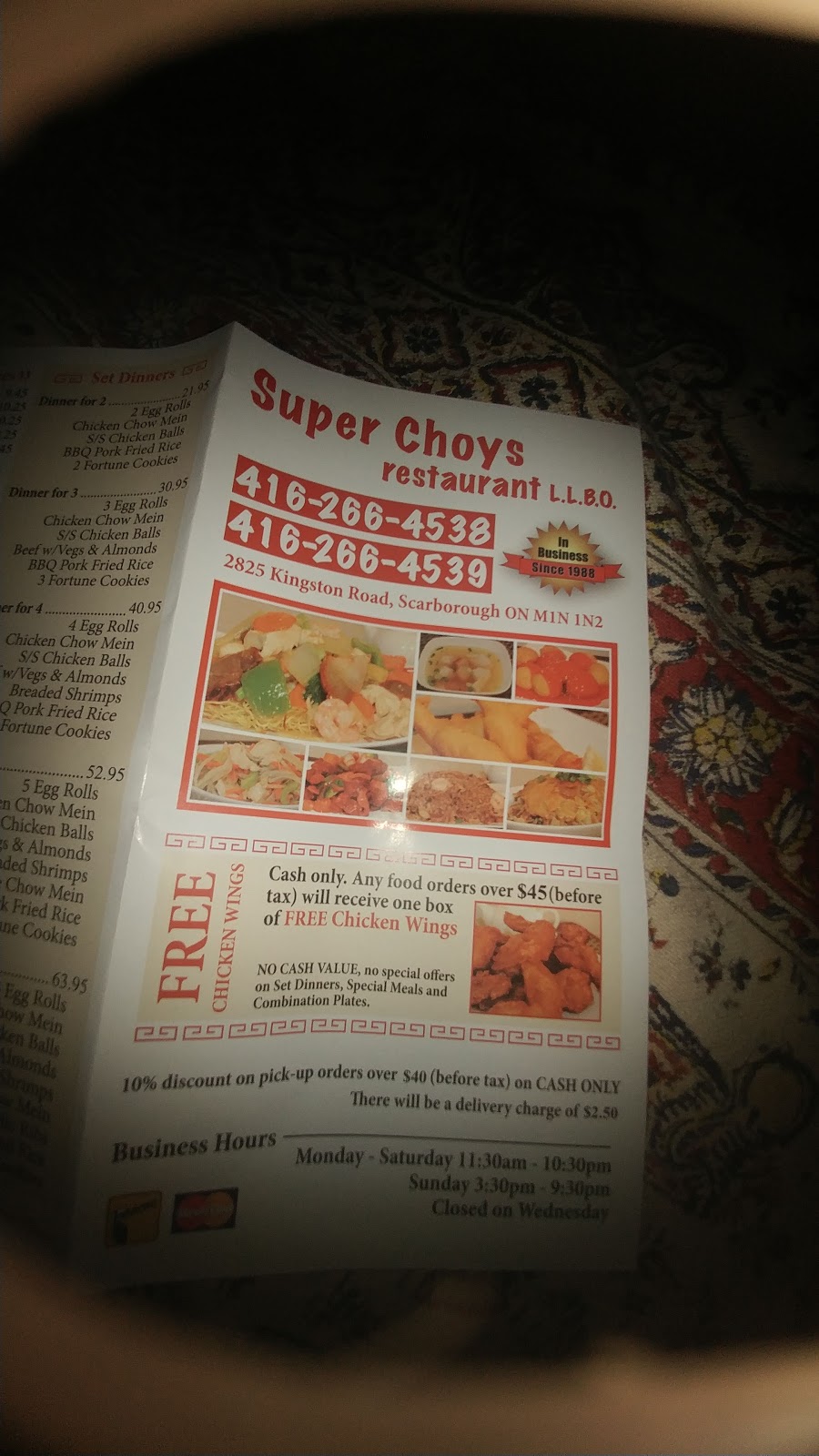 Super Choy Restaurant | 2825 Kingston Rd, Scarborough, ON M1M 1N2, Canada | Phone: (416) 266-4538