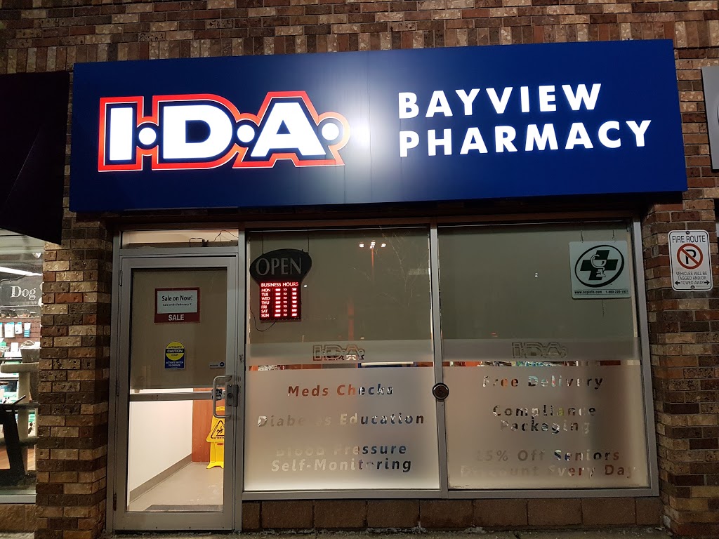 Bayview I.D.A. Pharmacy | 7355 Bayview Ave unit 4a-4b, Thornhill, ON L3T 5Z2, Canada | Phone: (905) 707-9393