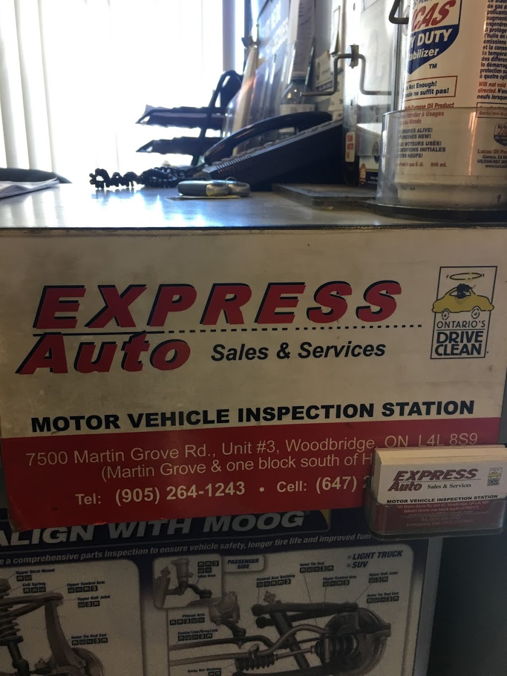 Express Auto Service & Sales | 7500 Martin Grove Rd, Woodbridge, ON L4L 8S9, Canada | Phone: (905) 264-1243