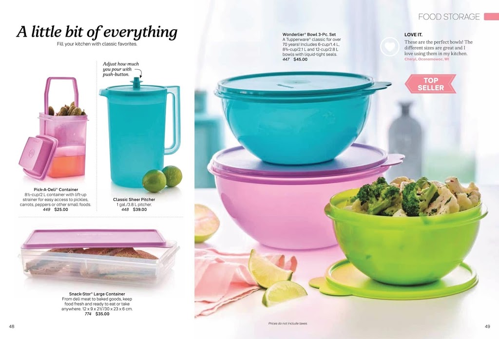 Andreas Amazing Tupperware | 69 Steel St, Barrie, ON L4M 2G1, Canada | Phone: (705) 241-2608