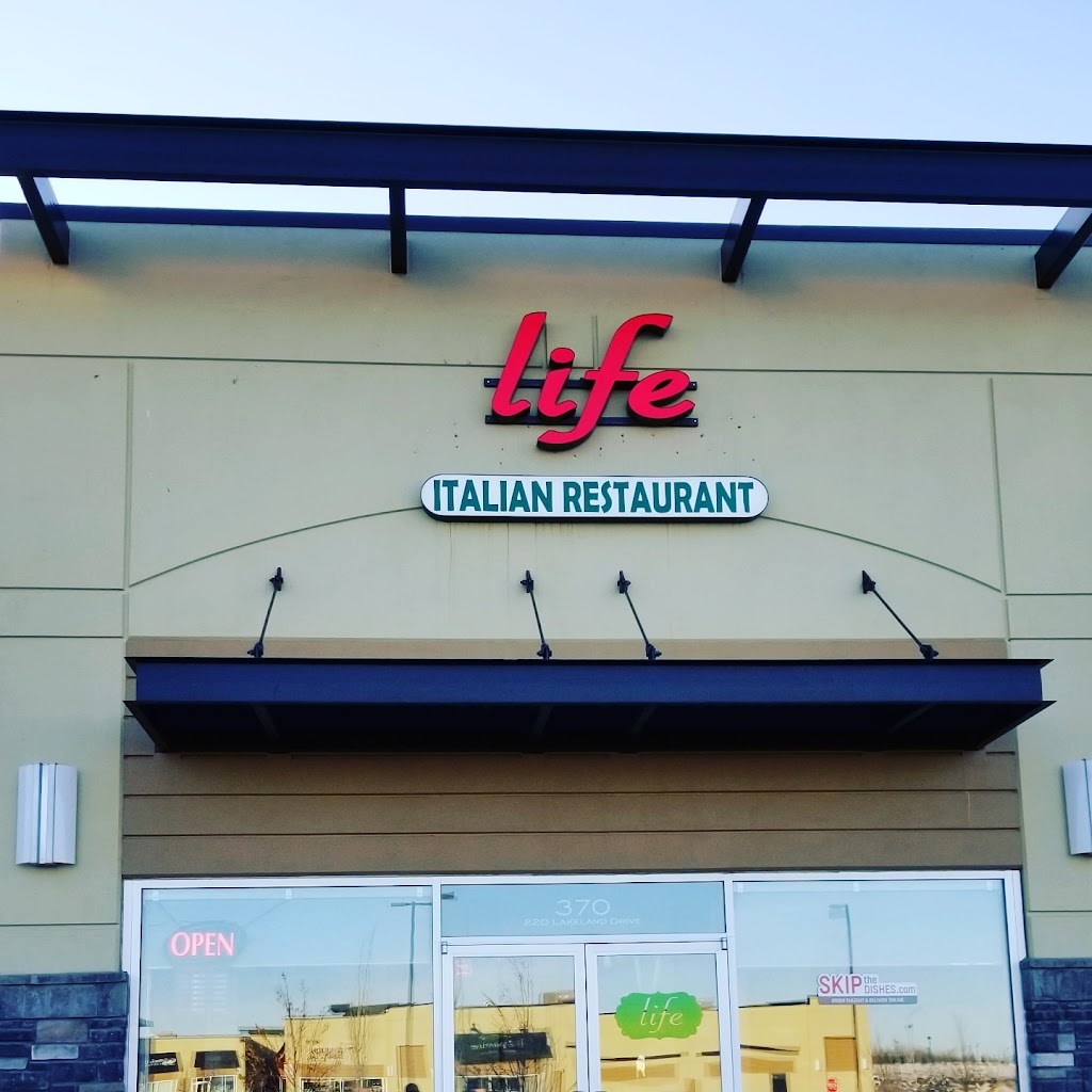 Life Italian Restaurant | 220 Lakeland Dr #370, Sherwood Park, AB T8H 0N6, Canada | Phone: (780) 416-0022