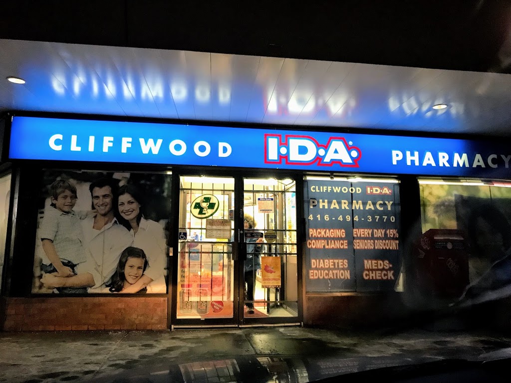 Cliffwood I.D.A. Pharmacy | 3885 Don Mills Rd, North York, ON M2H 2S7, Canada | Phone: (416) 494-3770