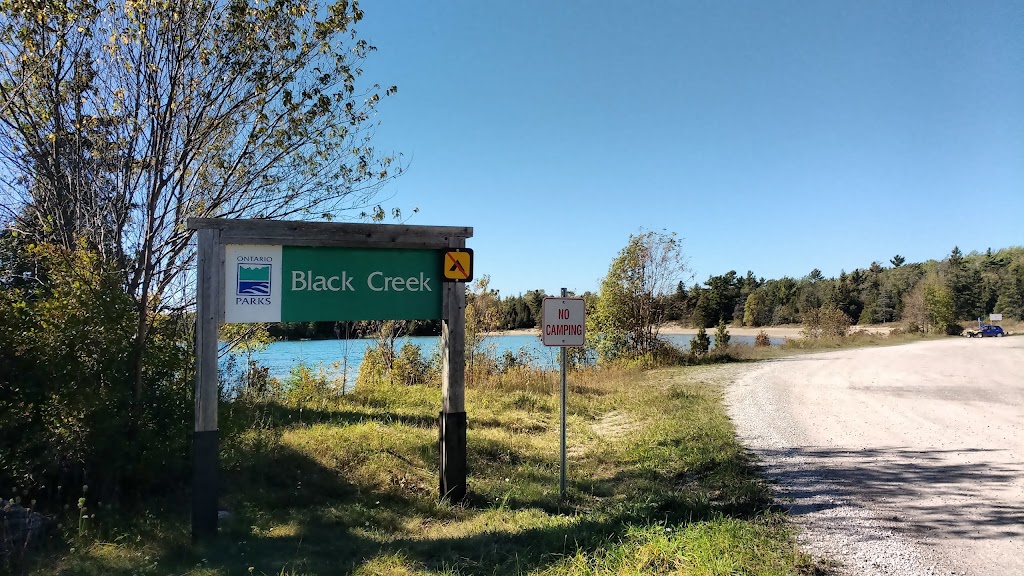 Black Creek Provincial Park | 81 Old Womans River Rd, Lions Head, ON N0H 1W0, Canada | Phone: (519) 389-9056