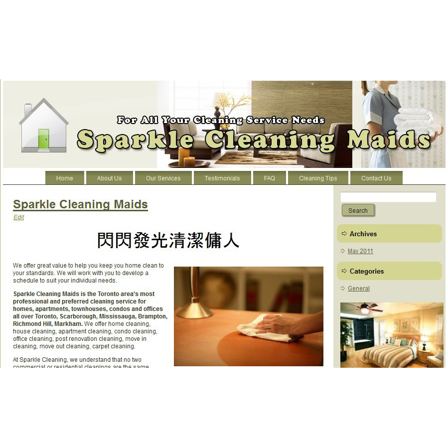 Sparkle Cleaning Maids | 130 Dean Park Rd, Scarborough, ON M1B 3E5, Canada | Phone: (647) 831-2883