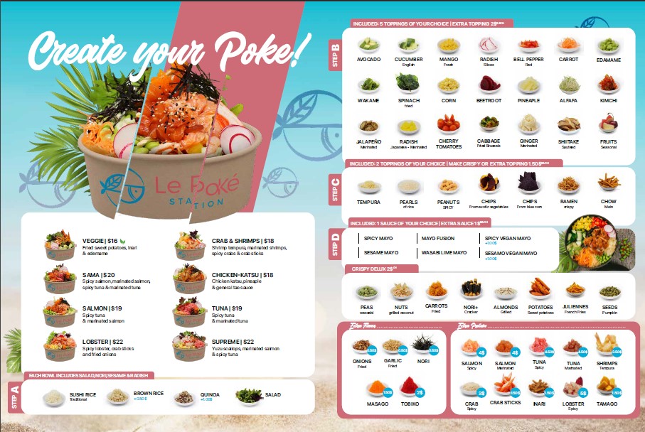 Le Poke Station (Sherbrooke) | 1461 Rue King O, Sherbrooke, QC J1J 2C1, Canada | Phone: (819) 565-1888