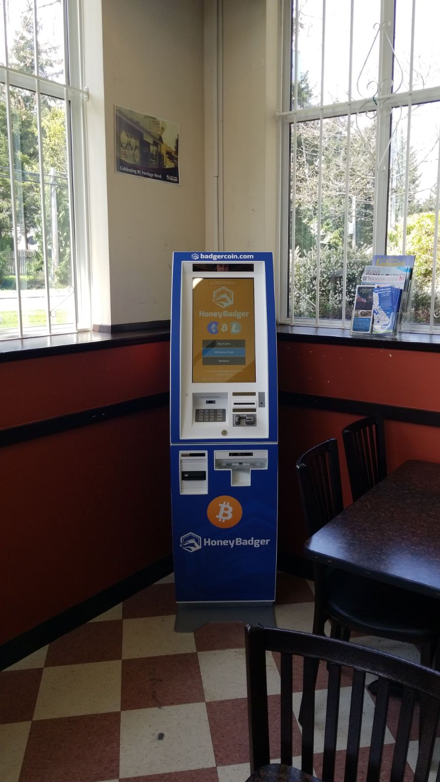 HoneyBadger Bitcoin ATM at 49th Parallel | 1824 Cedar Rd #3C, Nanaimo, BC V9X 1H9, Canada | Phone: (604) 787-1220