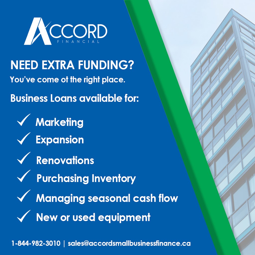 Accord Small Business Finance | 889 Harbourside Dr Suite 300, North Vancouver, BC V7P 3S1, Canada | Phone: (844) 982-3010