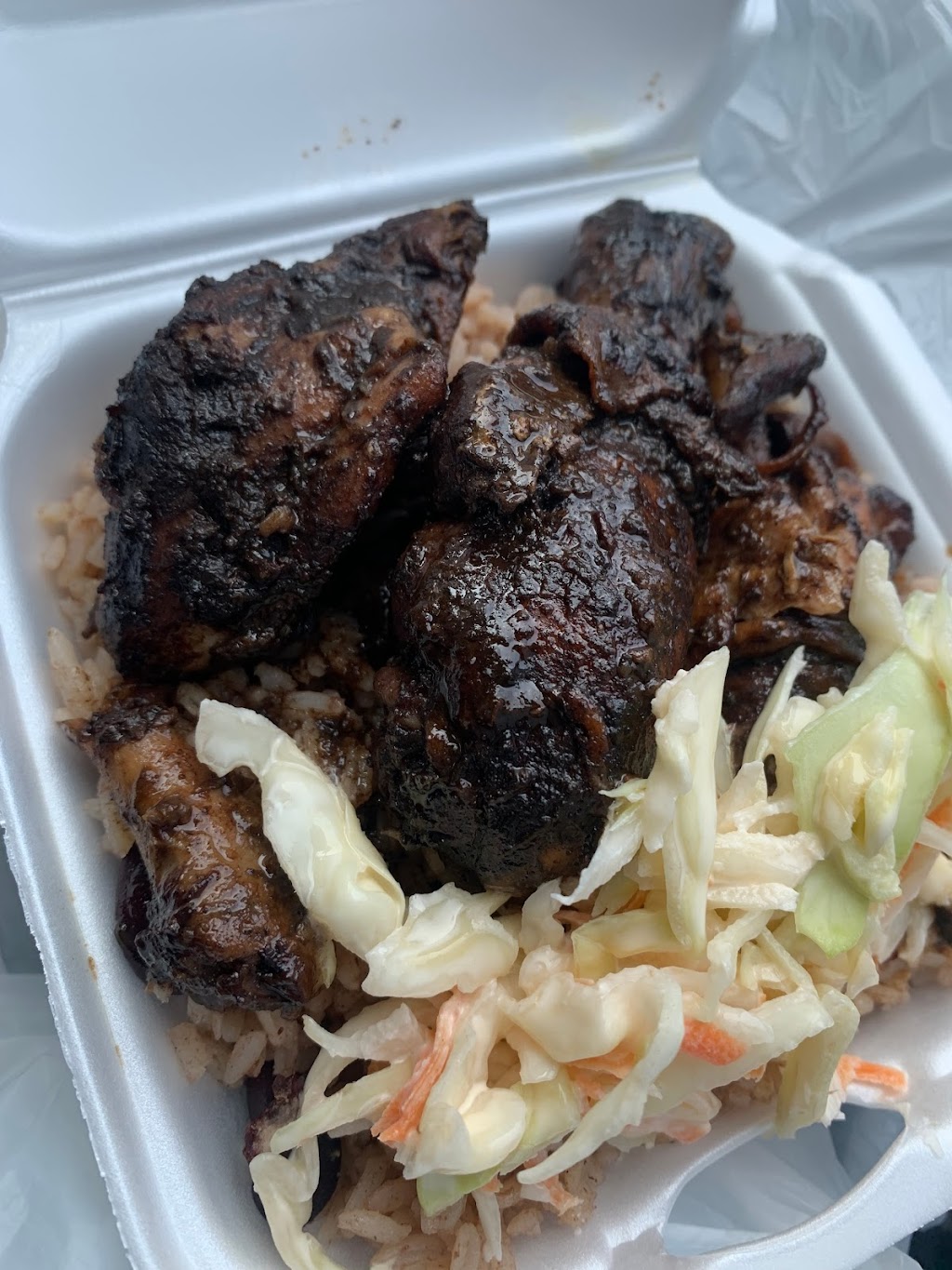 Ms P Yardie Jerk | Bayfield Mall Food Court, 320 Bayfield St unit #80, Barrie, ON L4M 3C1, Canada | Phone: (705) 797-1000