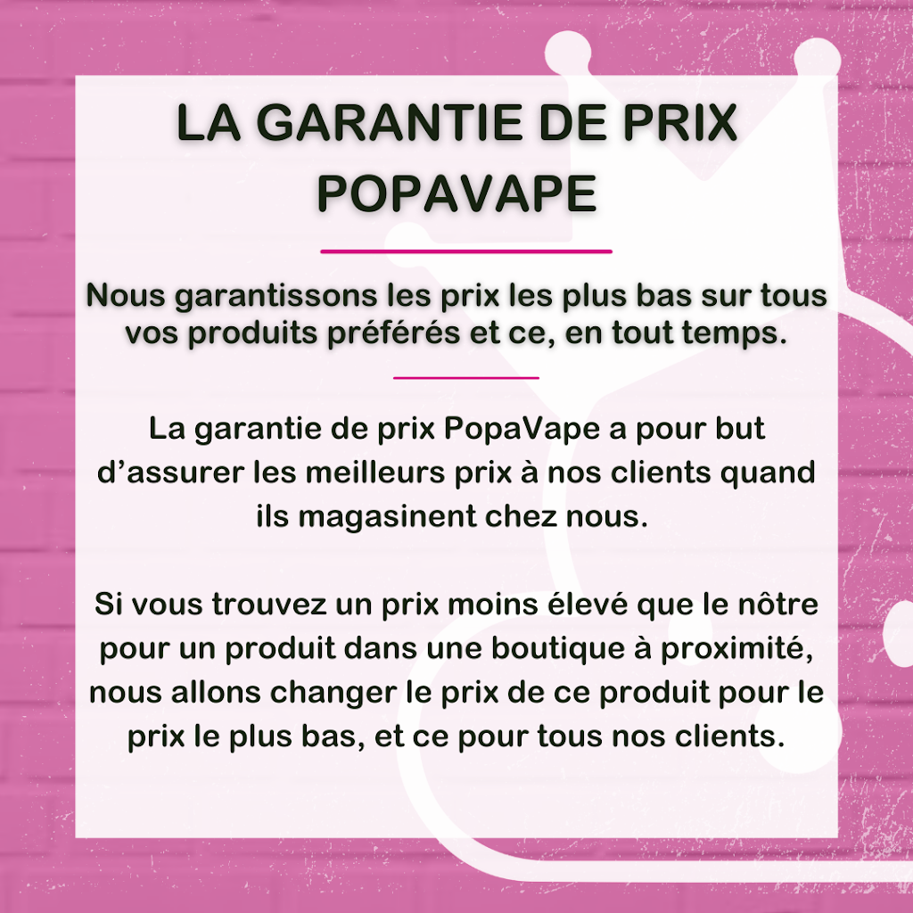 Popavape à Saint-Nicolas | 989 Rte des Rivières, Saint-Nicolas, QC G7A 0P6, Canada | Phone: (418) 831-8601