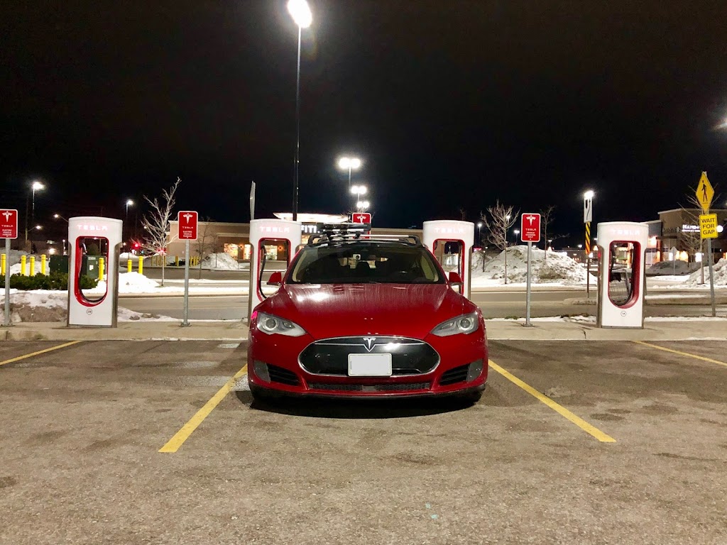 Tesla Supercharger | 100 Mapleview Dr E, Barrie, ON L4N 9H6, Canada | Phone: (877) 798-3752