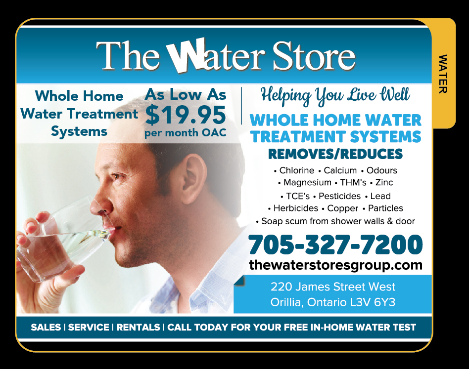 The Water Store | 220 James St W #3, Orillia, ON L3V 6Y3, Canada | Phone: (705) 327-7200