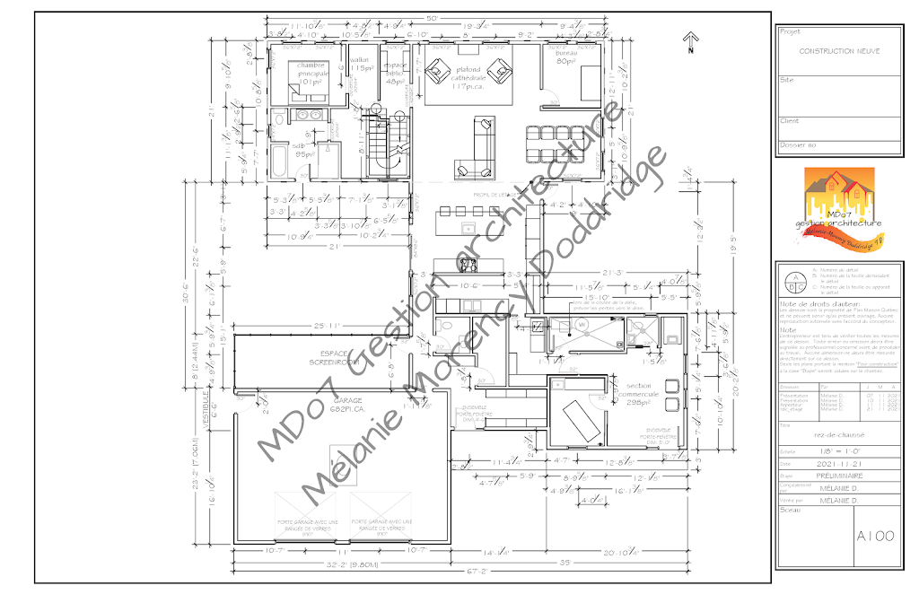 MDo7 Gestion Architecture | #9995, Québec, QC G2B 0J3, Canada | Phone: (418) 264-5843