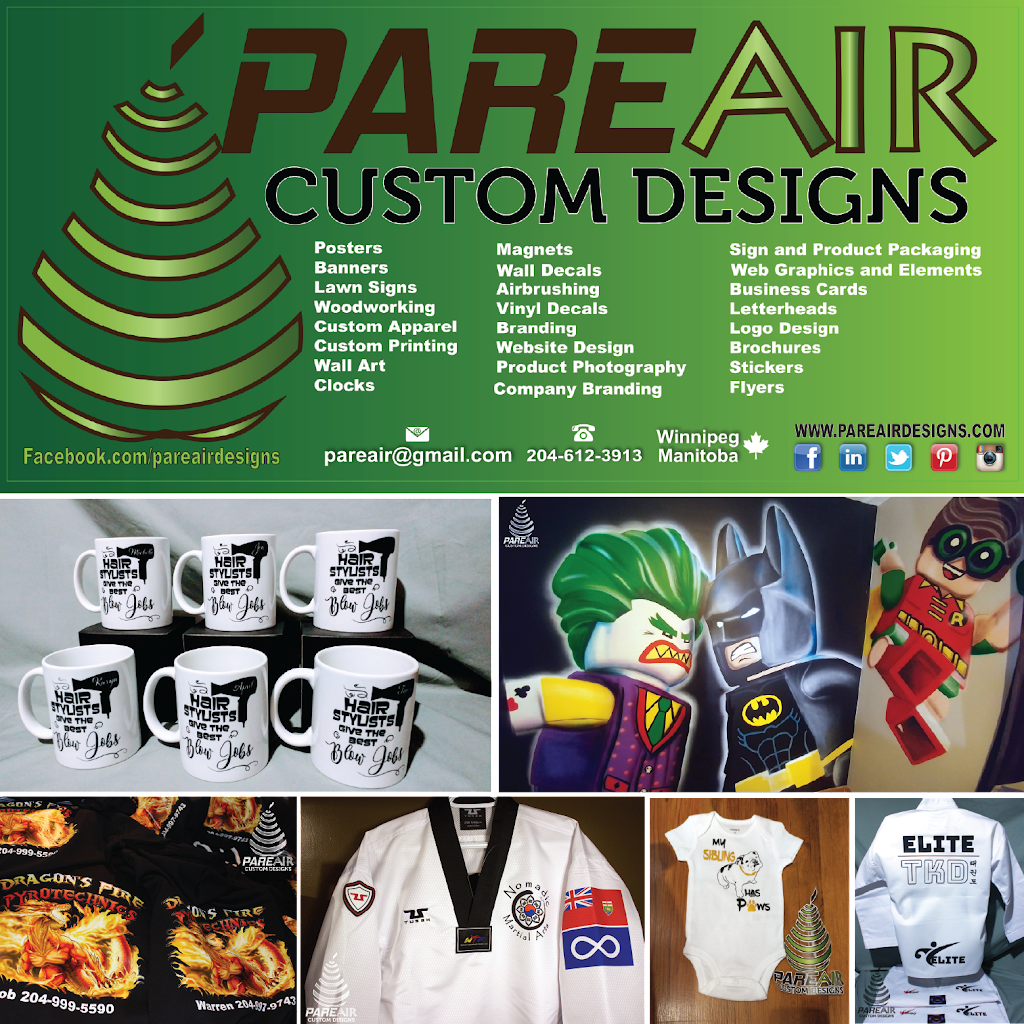 Pareair Custom Designs | 306 Melrose Ave W, Winnipeg, MB R2C 1N8, Canada | Phone: (204) 612-3913