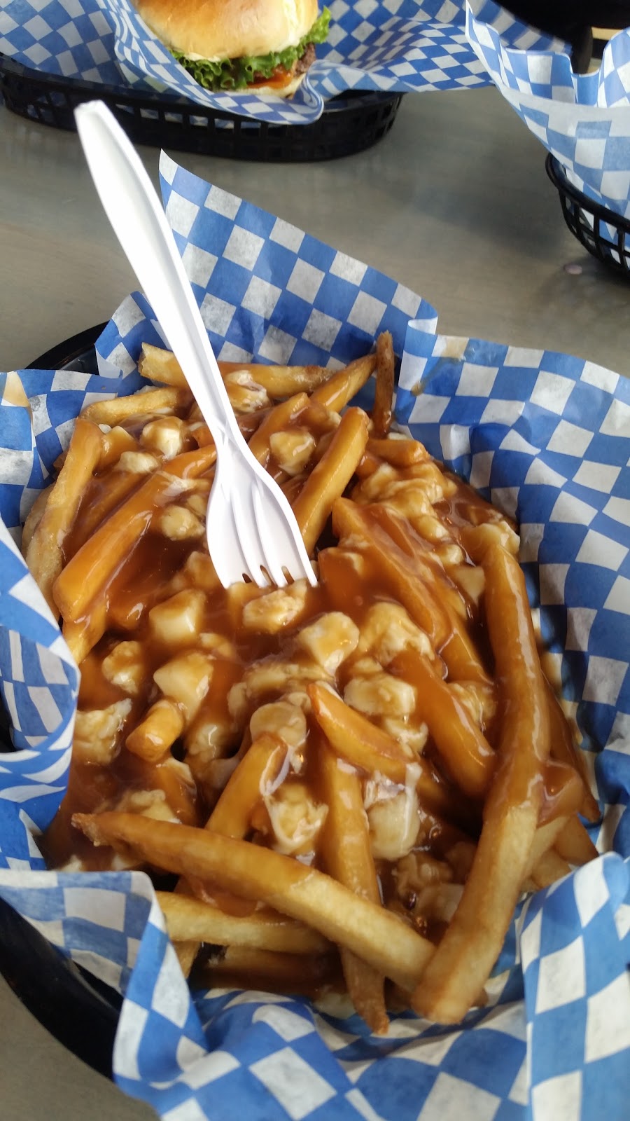 Boardwalk Fries Burgers Shakes | 1301 8 St SW #1, Airdrie, AB T4B 3Y2, Canada | Phone: (587) 775-5991