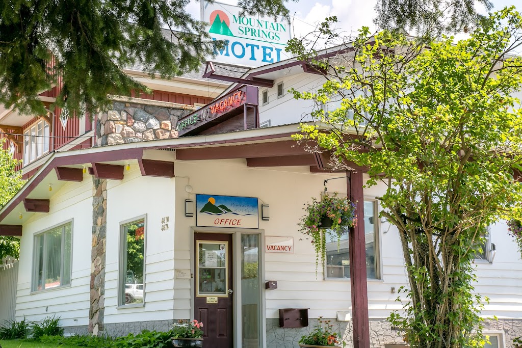 Mountain Springs Motel | 4870 Radium Blvd, Radium Hot Springs, BC V0A 1M0, Canada | Phone: (250) 347-9654