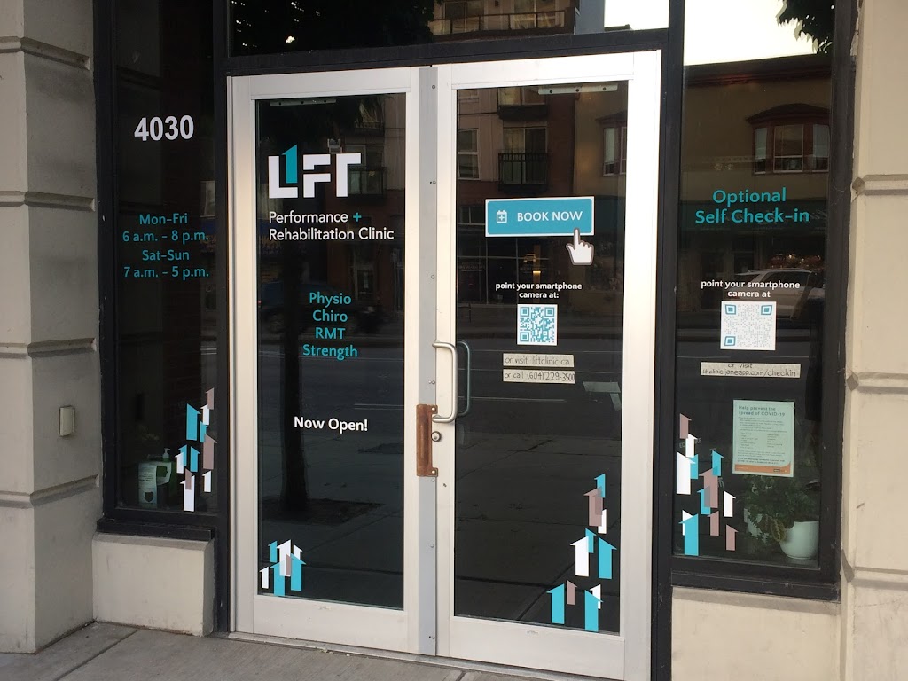 Lift Performance and Rehabilitation Clinic | 4030 Knight St, Vancouver, BC V5N 5Y7, Canada | Phone: (604) 229-3500
