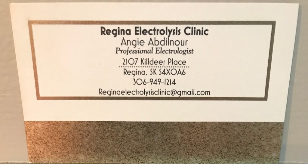 Regina Electrolysis Clinic | 2107 Killdeer Pl, Regina, SK S4X 0A6, Canada | Phone: (306) 949-1214