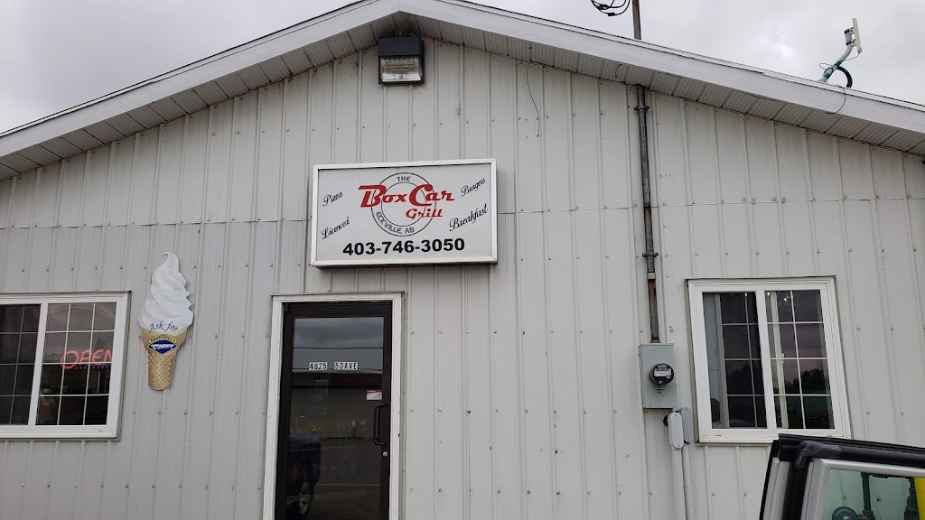 The BoxCar Grill | 4825 50 Ave, Eckville, AB T0M 0X0, Canada | Phone: (403) 746-3050