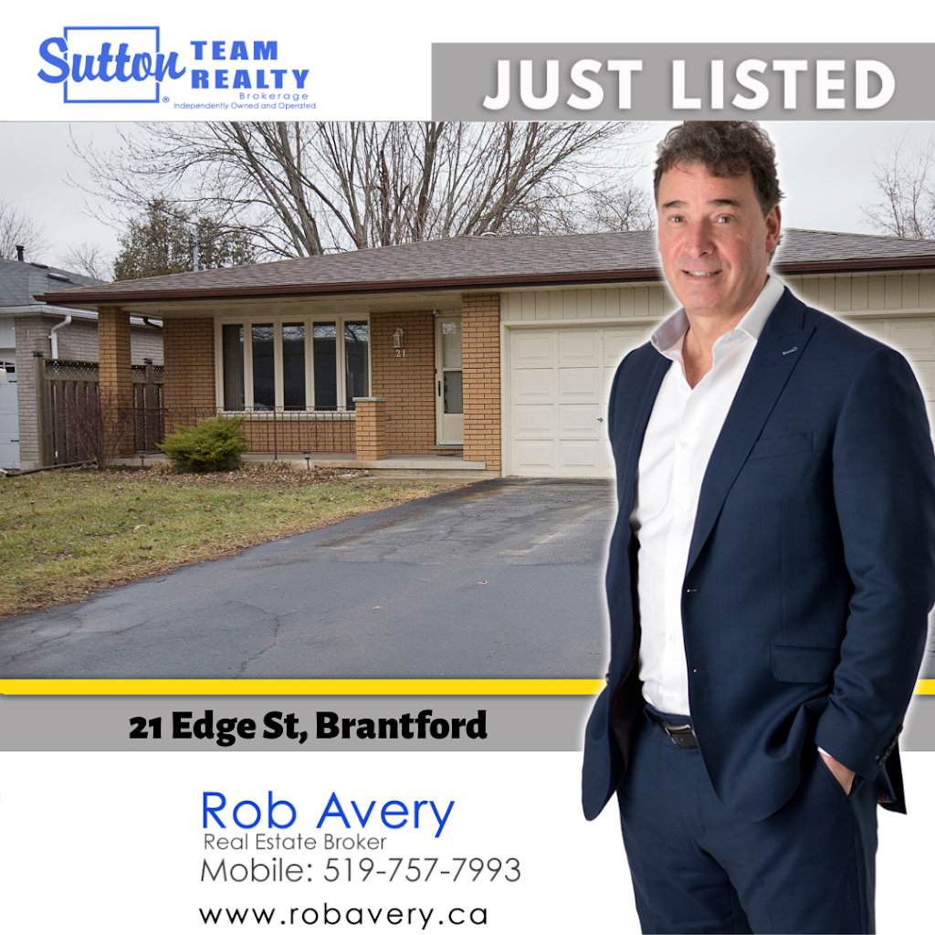 Rob Avery - SUTTON Team | 2 Holiday Dr, Brantford, ON N3R 7J4, Canada | Phone: (519) 757-7993