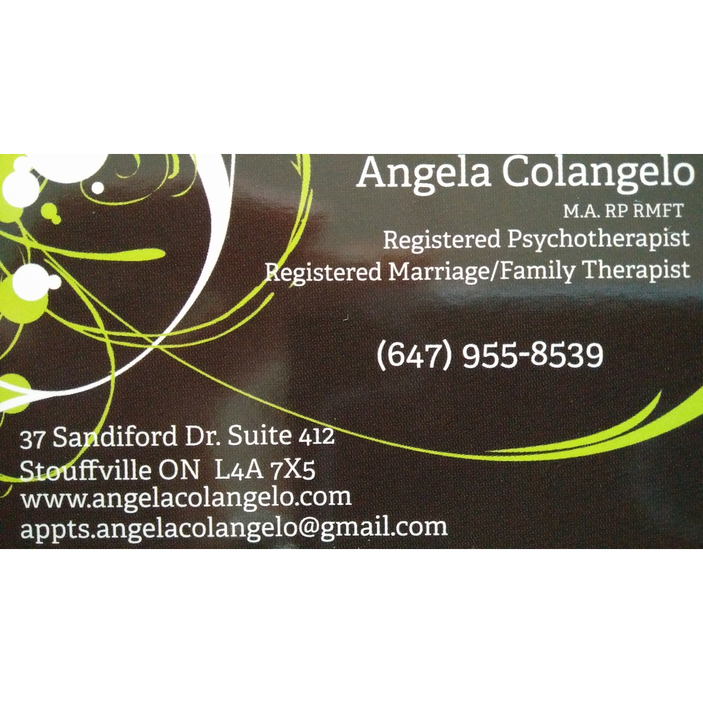 Angela Colangelo Counselling Services | 37 Sandiford Dr #412, Whitchurch-Stouffville, ON L4A 3Z2, Canada | Phone: (647) 955-8539