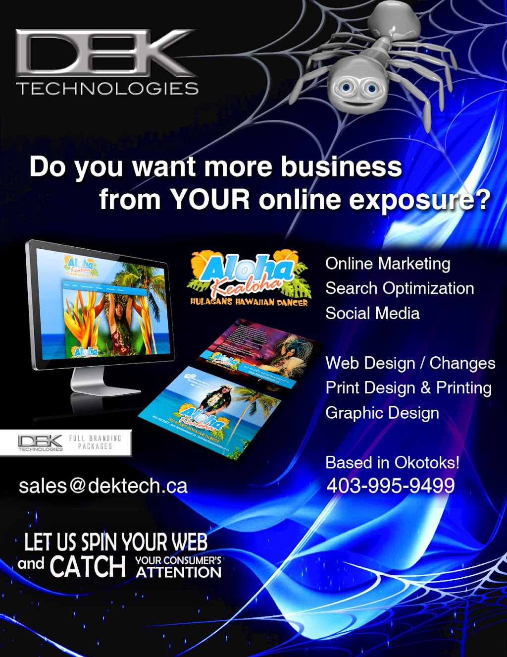 DEK Technologies Inc | 91 Drake Landing Crescent, Okotoks, AB T1S 1J9, Canada | Phone: (403) 995-9499