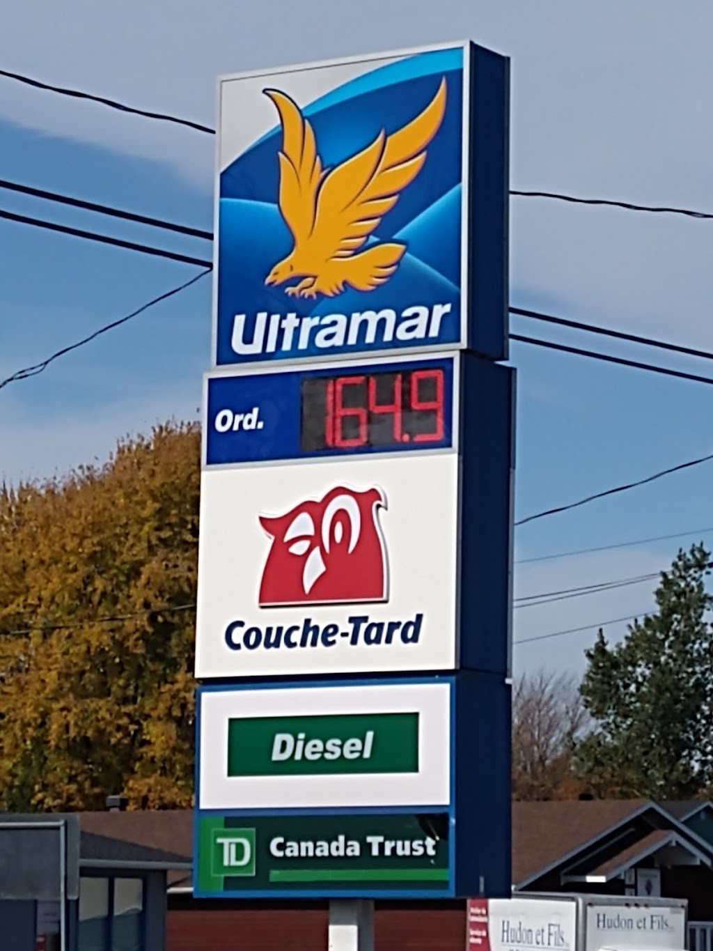 Ultramar | 597 Rue Dufferin, Granby, QC J2H 0Y5, Canada | Phone: (450) 375-1732