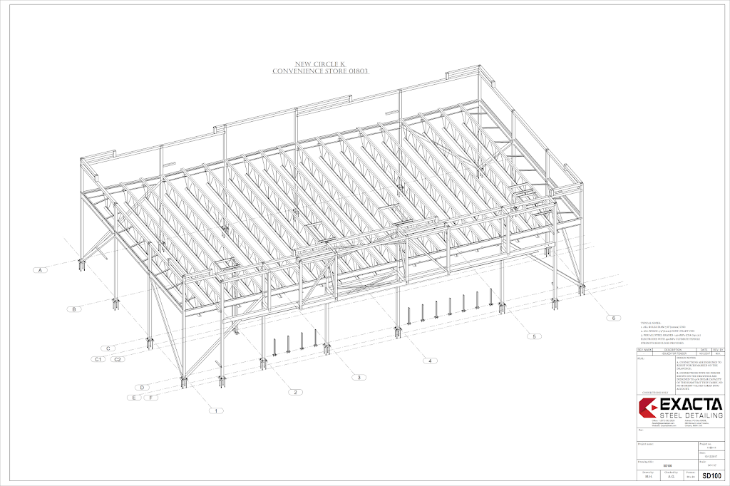 Exacta Steel Detailing Inc | 880 Browns Line, Etobicoke, ON M8W 3W2, Canada | Phone: (416) 293-8486