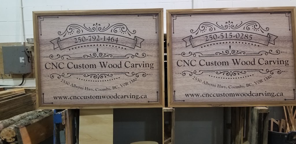 CNC Custom Wood Carving | 2530 Alberni Hwy, Coombs, BC V0R 1M0, Canada | Phone: (250) 792-1464