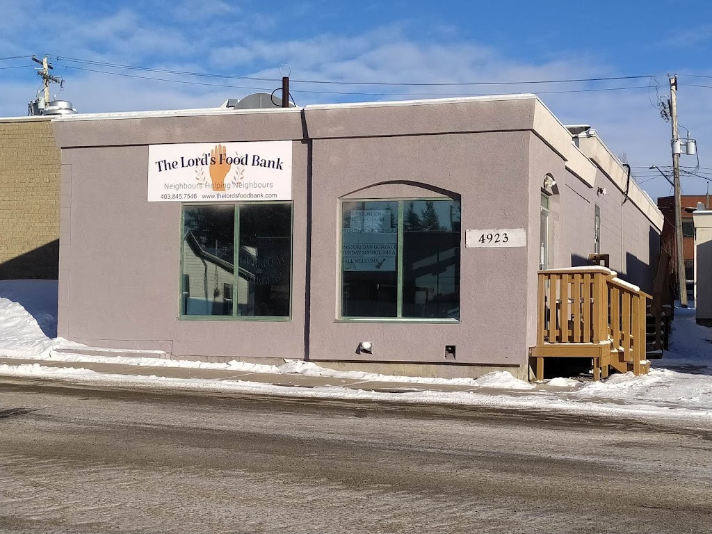 The Lords Food Bank Program Centre | 4923 52 St Cl, Rocky Mountain House, AB T4T 1E3, Canada | Phone: (403) 845-7546