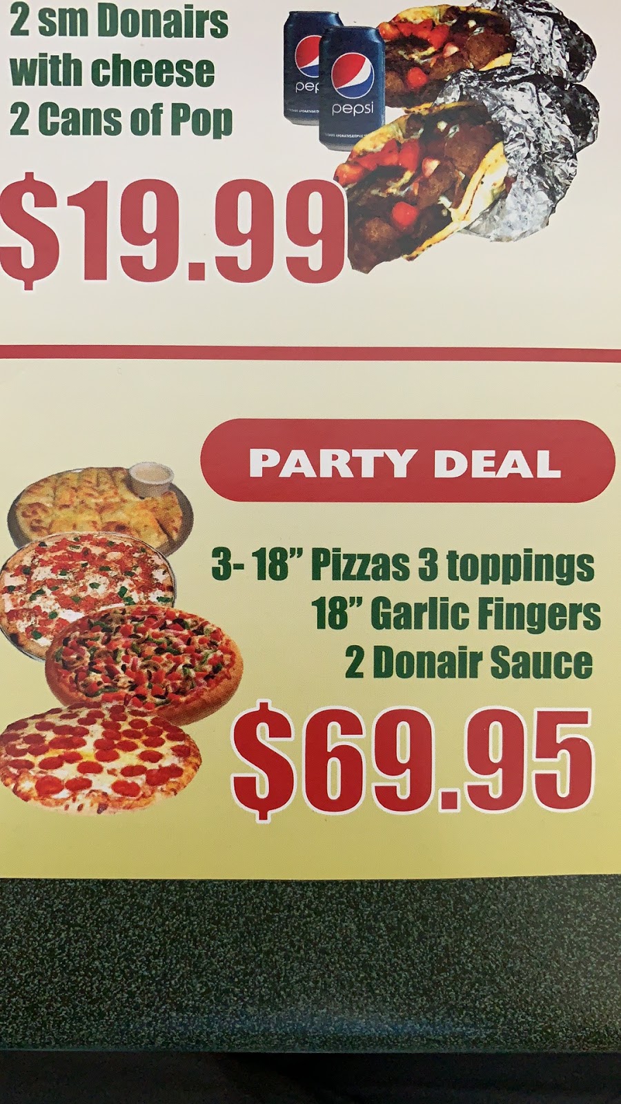 Jacks Pizza | 8989 Cavendish Rd, Cavendish, PE C0A 1M0, Canada | Phone: (902) 963-3300