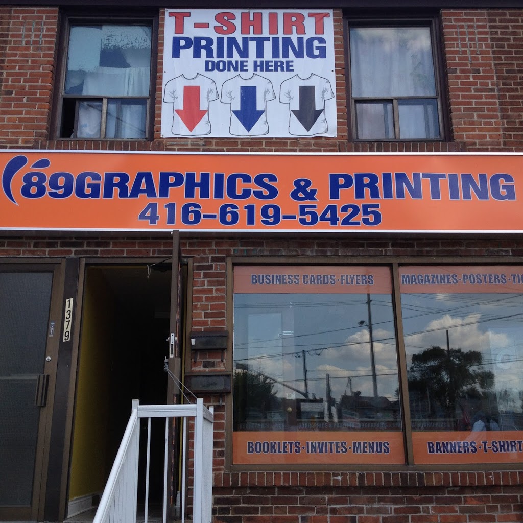 89 Graphics & Printing | 1379 Weston Rd, York, ON M6M 4S1, Canada | Phone: (416) 619-5425