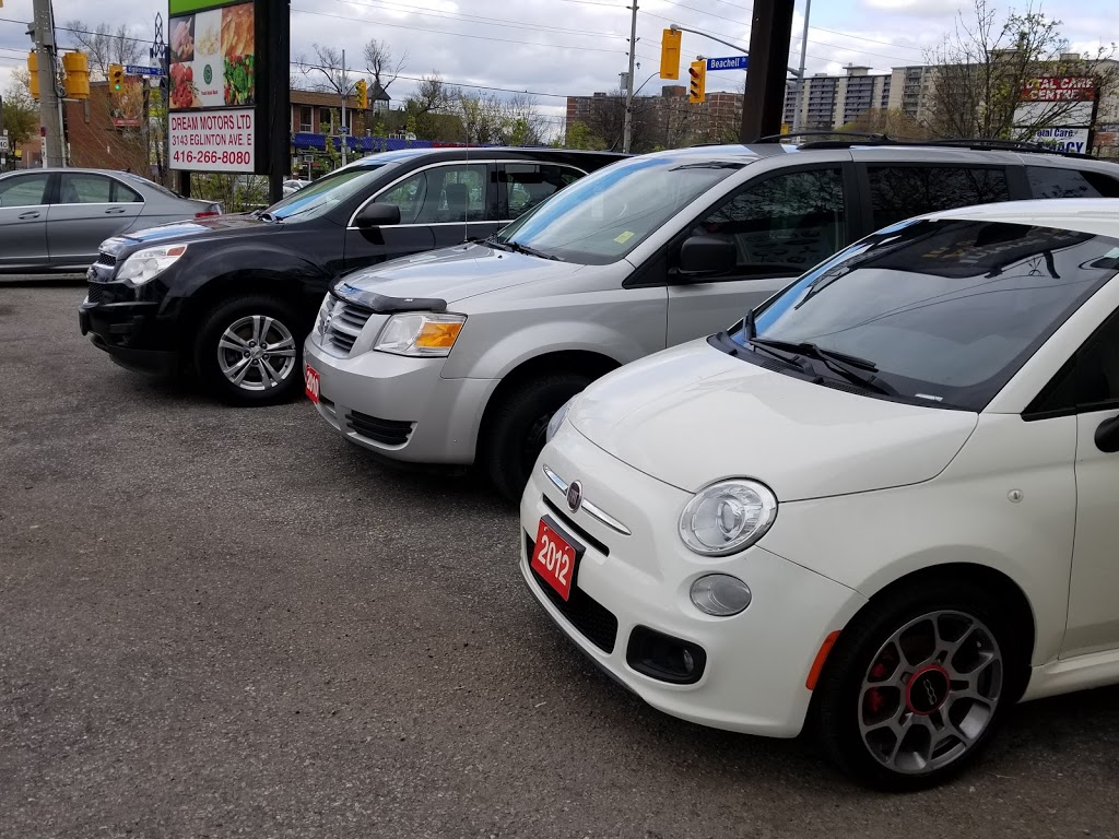 DREAM MOTORS LTD | 3143 Eglinton Ave E, Scarborough, ON M1J 2G2, Canada | Phone: (416) 266-8080