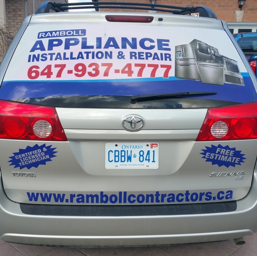 Ramboll Appliance Services Ltd. | 6 Pathmaster Rd, Brampton, ON L6P 2G9, Canada | Phone: (647) 937-4777