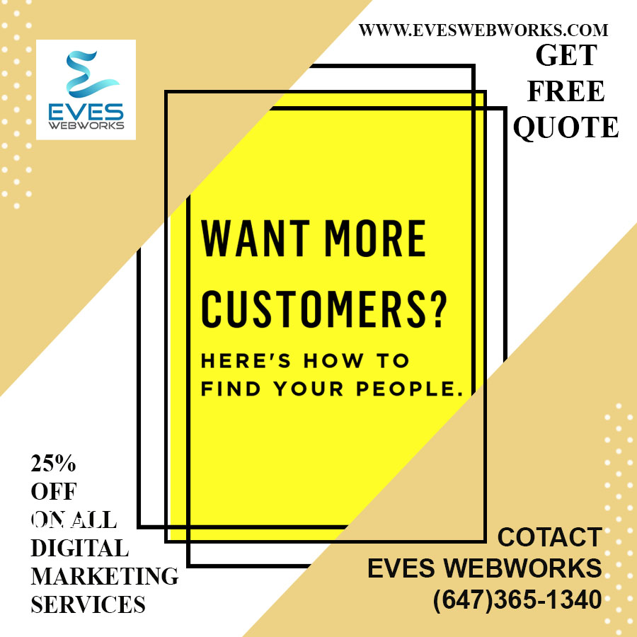 EVES WEBWORKS | 21 Tammy Dr, Brampton, ON L6Y 0C1, Canada | Phone: (647) 544-7295