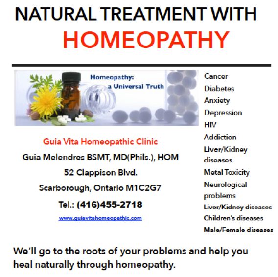 Guia Vita Homeopathic Clinic | 52 Clappison Blvd, Scarborough, ON M1C 2G7, Canada | Phone: (416) 455-2718