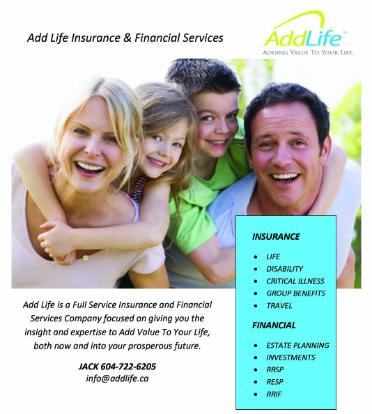 Add Life Insurance & Financial Services | 3771 Bartlett Ct, Burnaby, BC V3J 7G8, Canada | Phone: (604) 722-6205