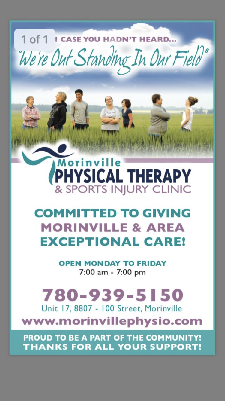 Morinville Physical Therapy & Sports Injury Clinic | 8807 100 St, Morinville, AB T8R 1V5, Canada | Phone: (780) 939-5150