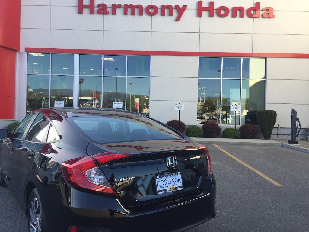 Harmony Honda | 2550 Enterprise Way, Kelowna, BC V1X 7X5, Canada | Phone: (250) 860-6500