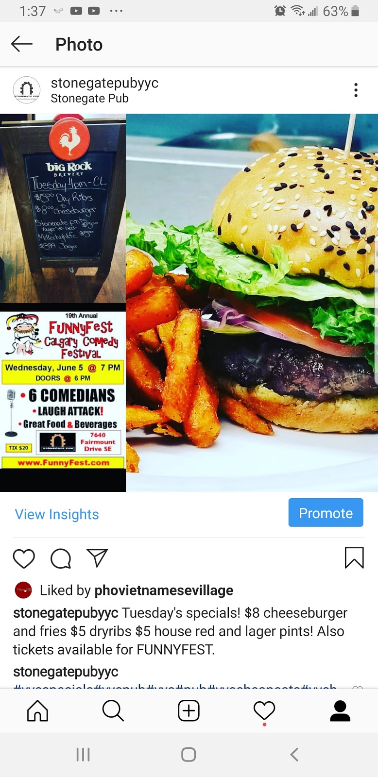 Stonegate Pub and Restaurant (Fairmount Dr. SE) | 7640 Fairmount Dr SE, Calgary, AB T2H 0X9, Canada | Phone: (403) 640-2387